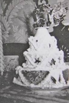 Ernest and Elizabeth 50th Ann Cake - 1954